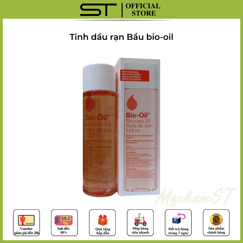 Bio-Oil Dầu Dưỡng Chống Rạn Da Bầu 125ml - 3