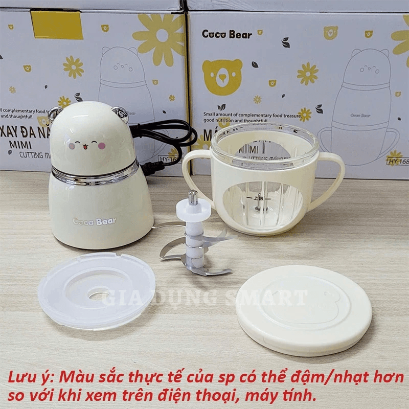 Máy Xay Thức Ăn Dặm Mini Đa Năng Cho Bé