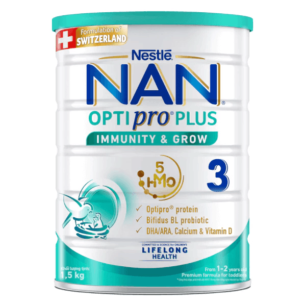 Sữa Nan Optipro 3 HM-O 900g Cho Bé 1–3 Tuổi