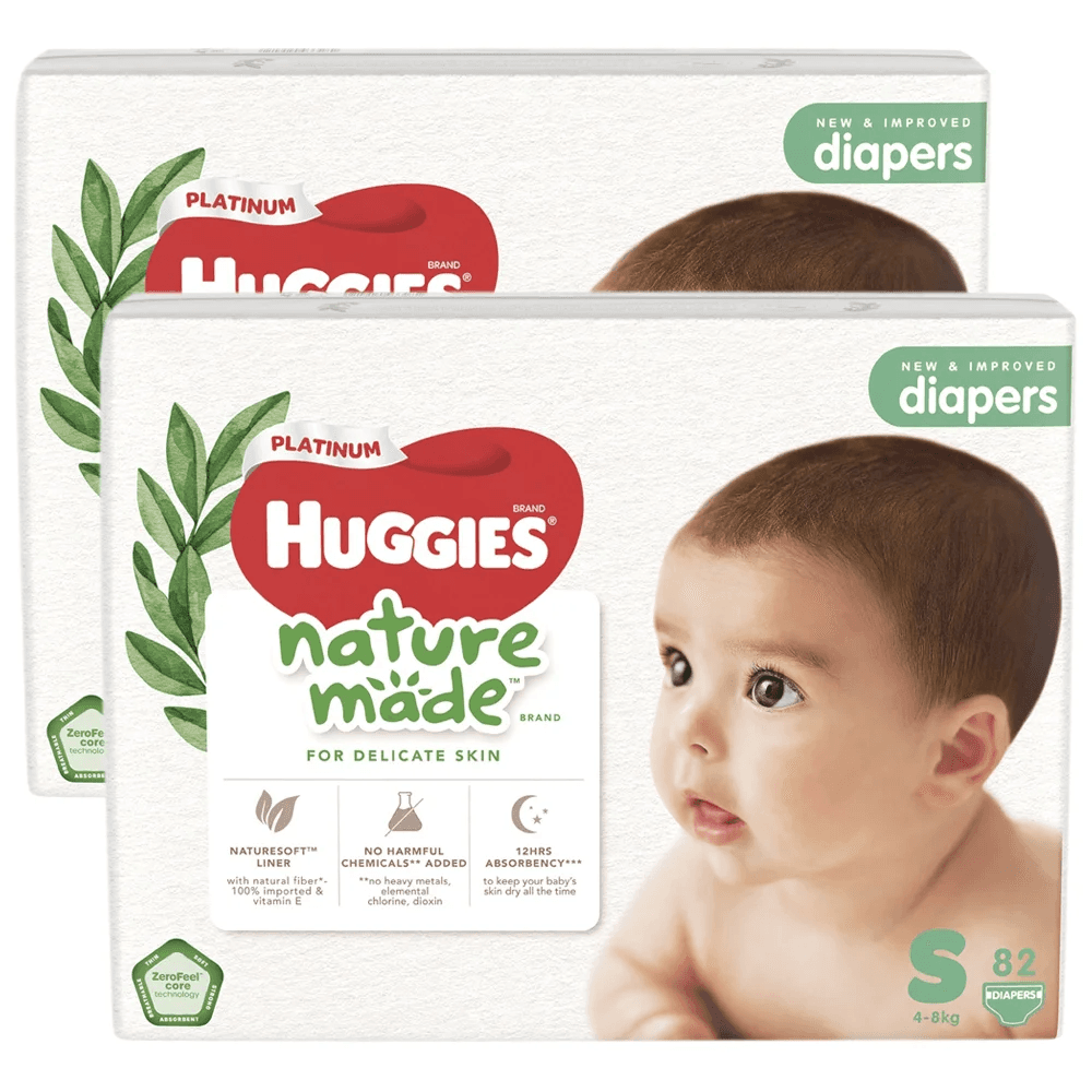 Tã Dán Huggies Platinum Nature Made Size S82